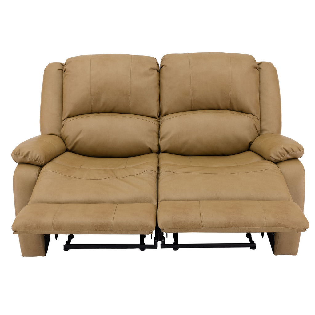 RecPro Charles 58" Double RV Wall Hugger Recliner Sofa RV Loveseat