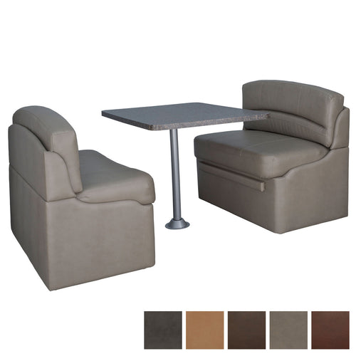 RecPro 40" RV Dinette Booth with Optional Table and Leg
