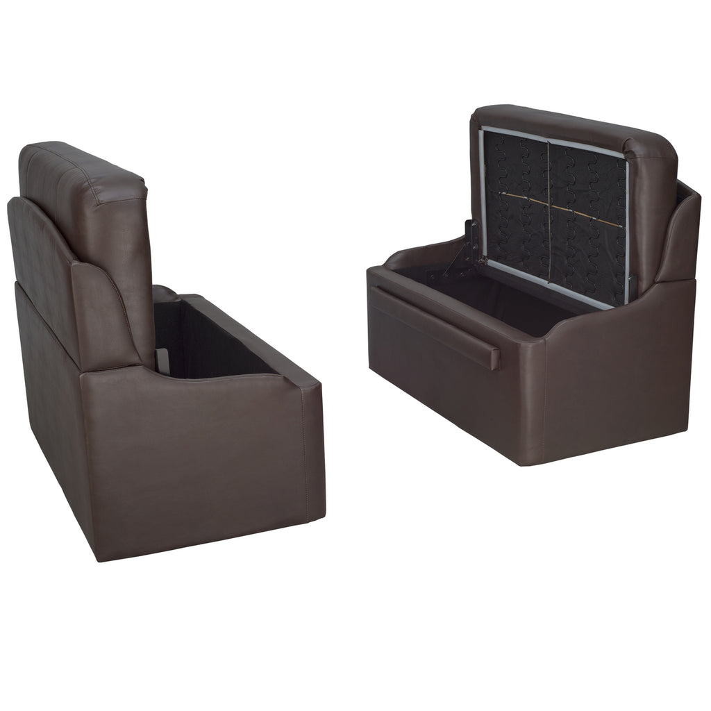RecPro Charles 40" RV Dinette Booth with Storage | Converts to Bed