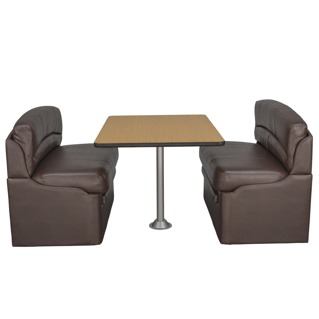 RecPro Charles 42" RV Dinette Booth with Storage | Converts to Bed
