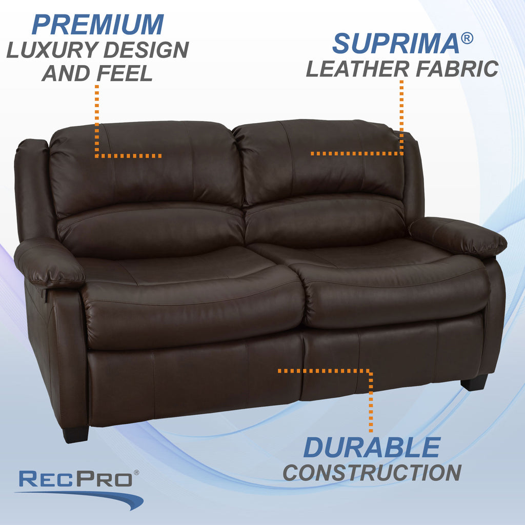 RecPro Charles 65" RV Sleeper Sofa w/ Hide-a-Bed