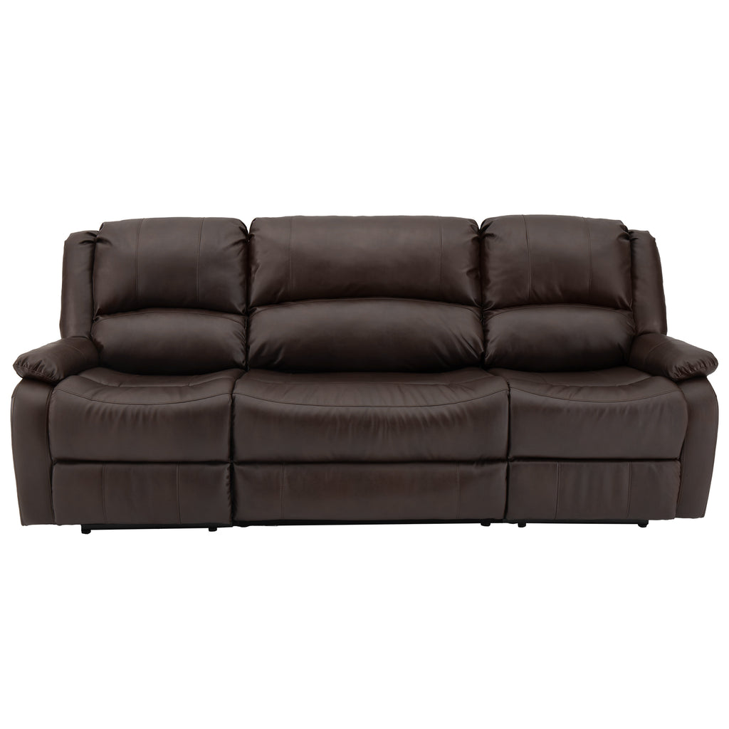 RecPro Charles 94" Double Wall Hugger RV Recliner Sofa with Drop Down Console