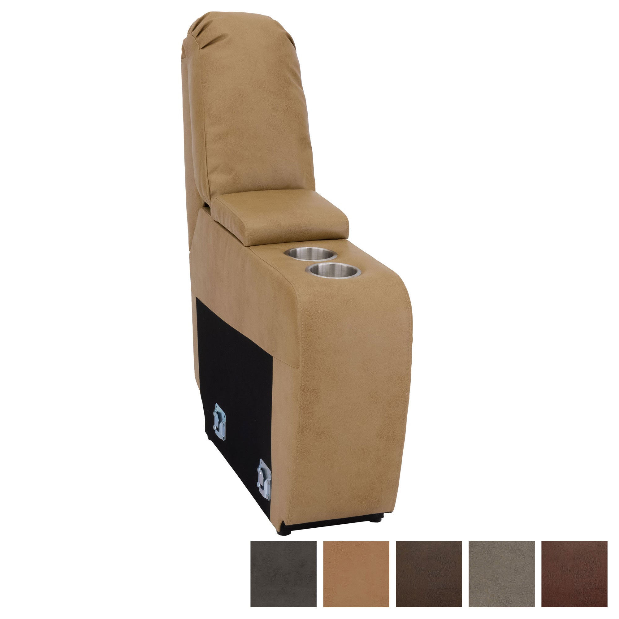 RecPro Charles 9" RV Furniture Comfort Console with Cup Holders and Storage