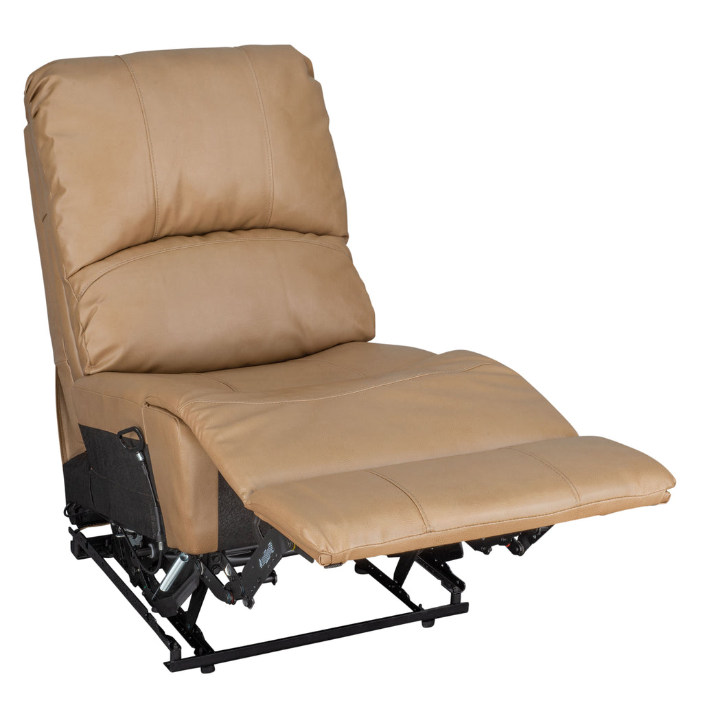 RecPro Charles 22" RV Recliner and Drop Down Comfort Console w/ Cup Holders