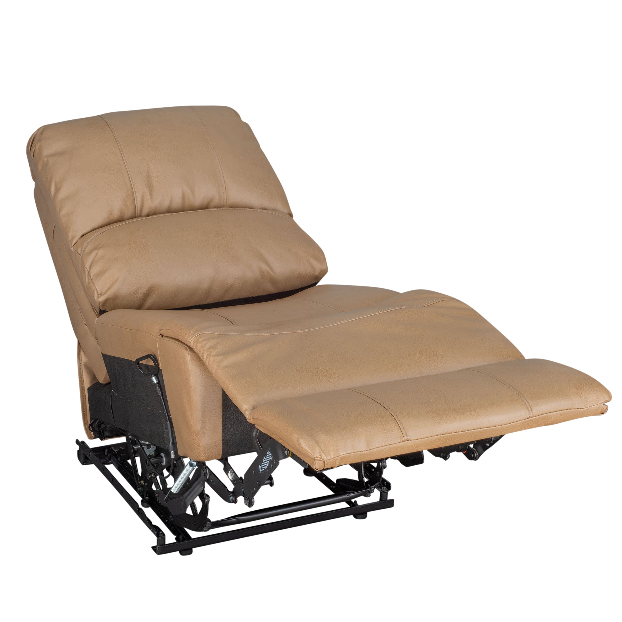 RecPro Charles 22" RV Recliner and Drop Down Comfort Console w/ Cup Holders