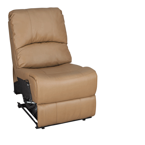RecPro Charles 22" RV Recliner and Drop Down Comfort Console w/ Cup Holders
