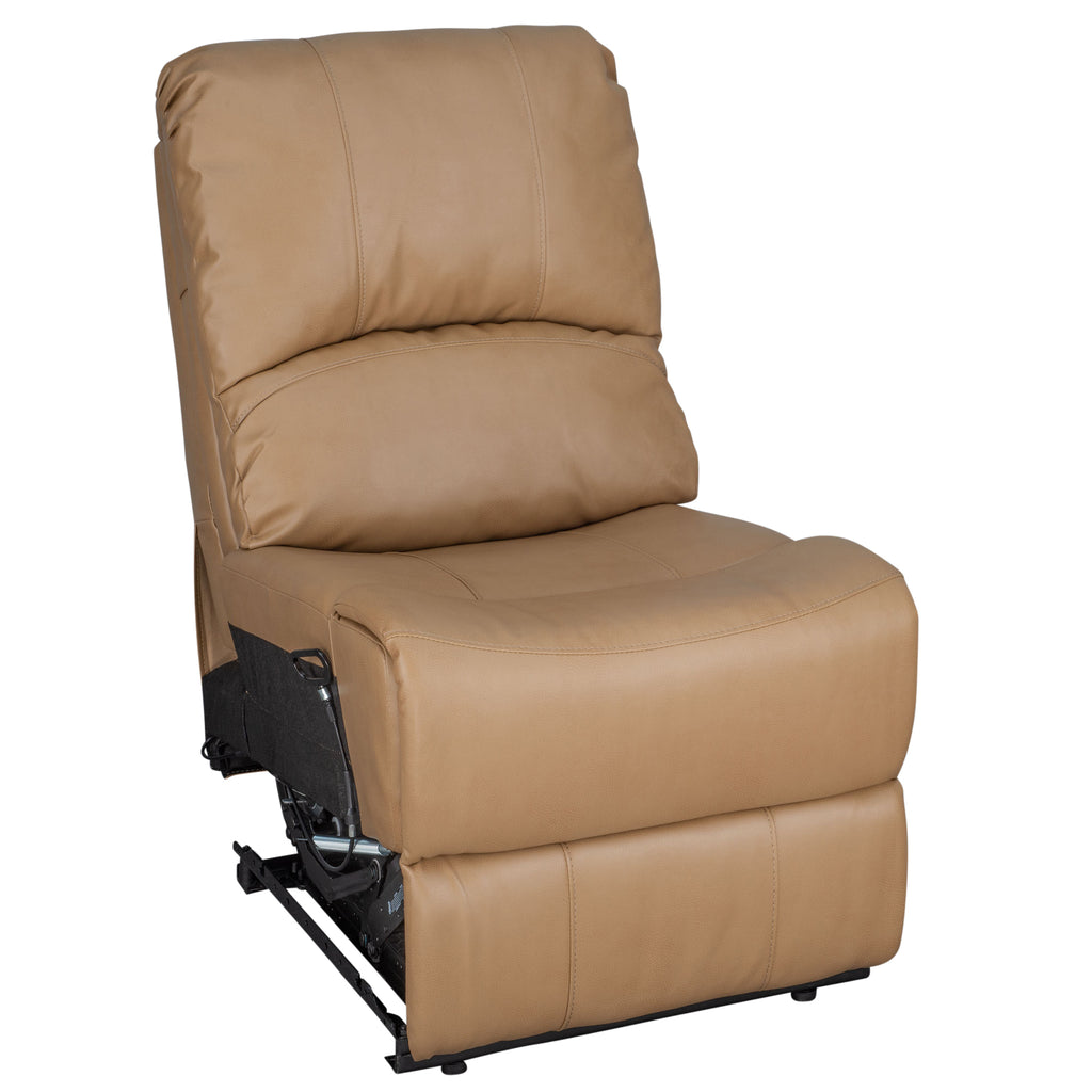 RecPro Charles 22" RV Recliner and Drop Down Comfort Console w/ Cup Holders