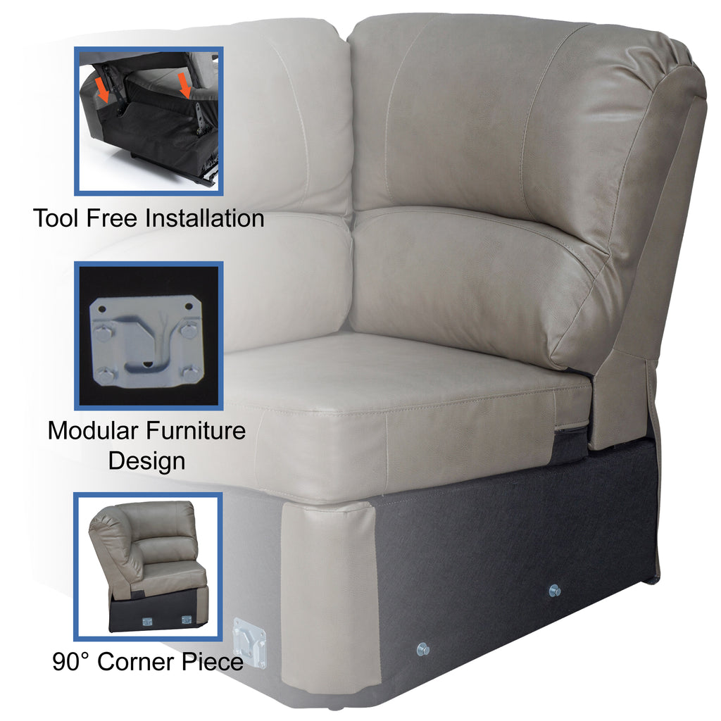 RecPro Charles 36" Corner Wedge RV Furniture