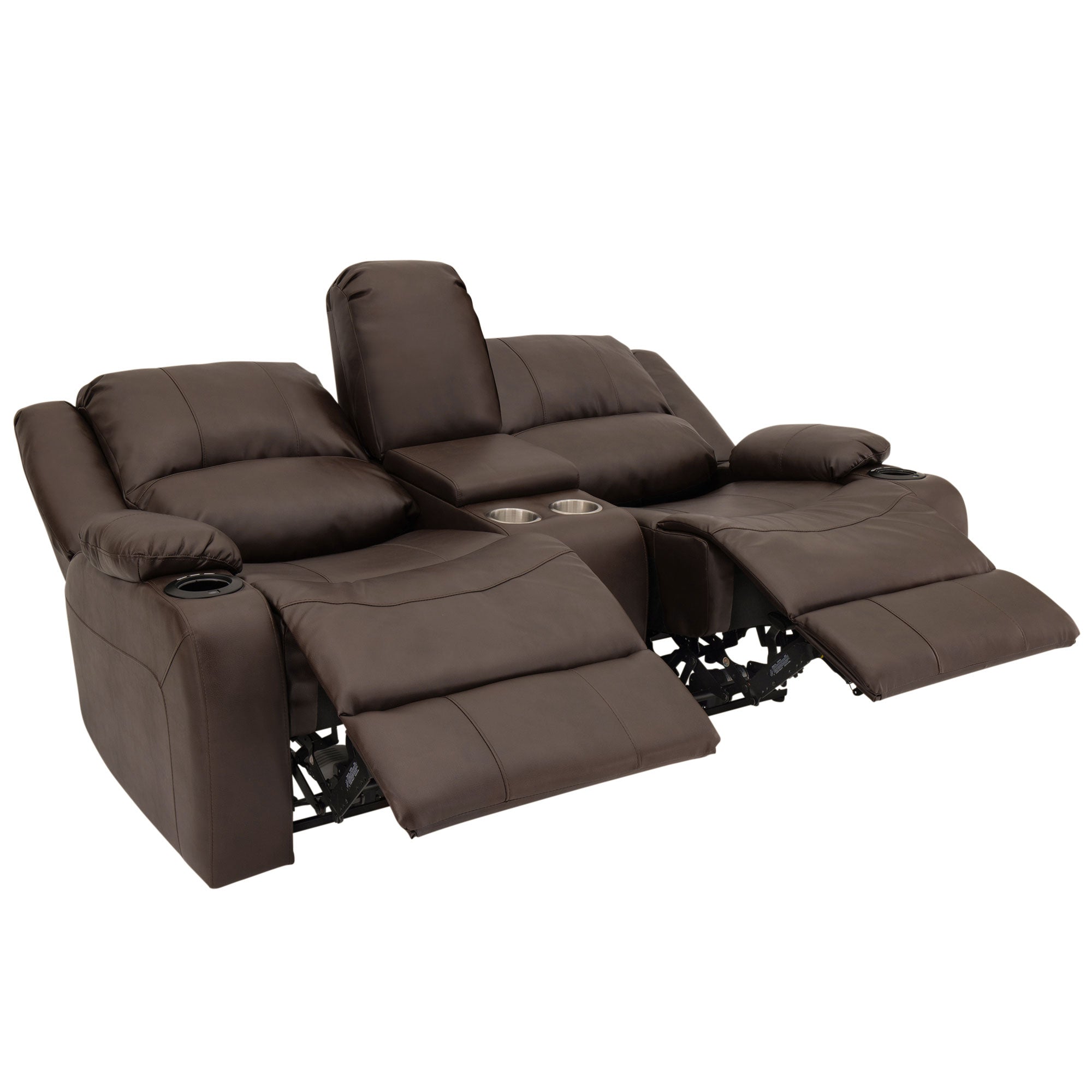 RecPro Charles 70" Powered Double RV Wall Hugger Recliner Sofa RV Loveseat