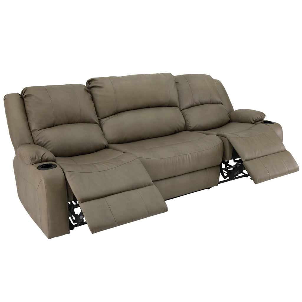 RecPro Charles 94" Powered Double RV Wall Hugger Recliner Sofa