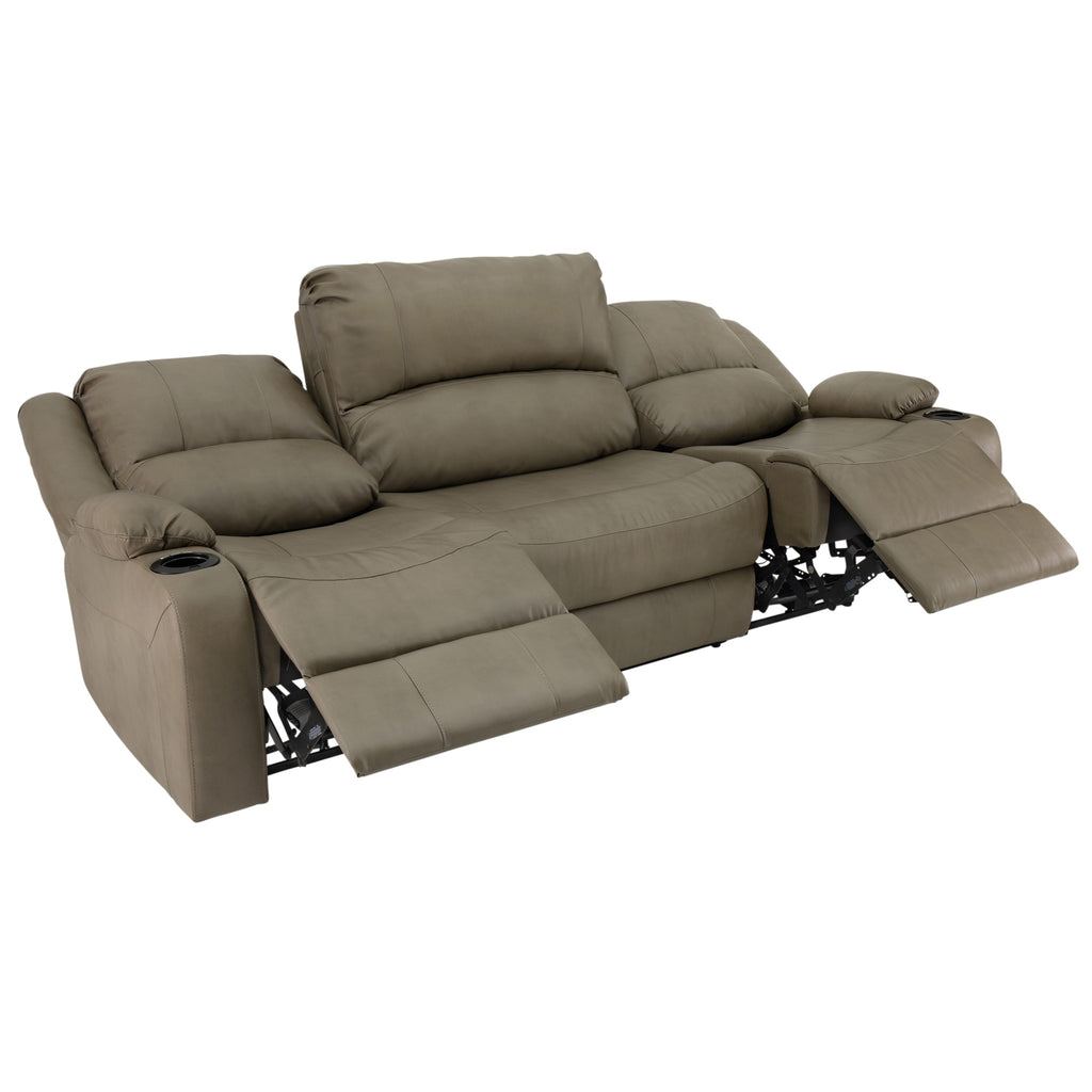 RecPro Charles 94" Powered Double RV Wall Hugger Recliner Sofa